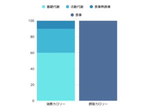 カロリーのグラフ